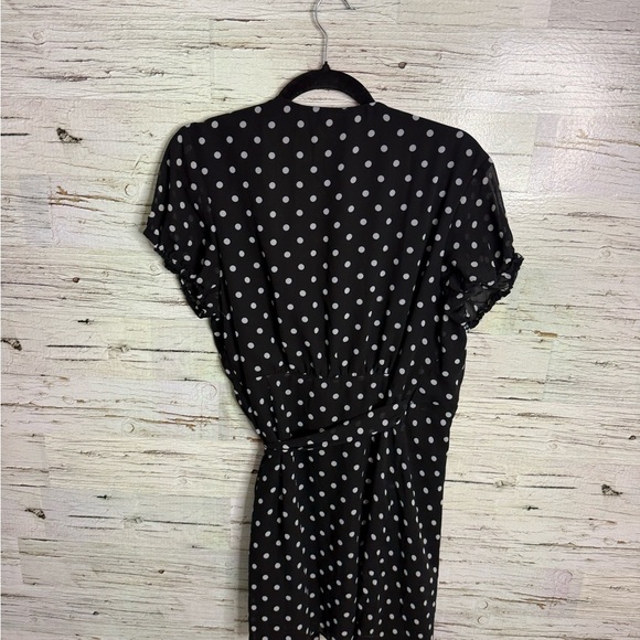 Cooper St Black and White Polka Dot Dress wrap 10 - Picture 7 of 7